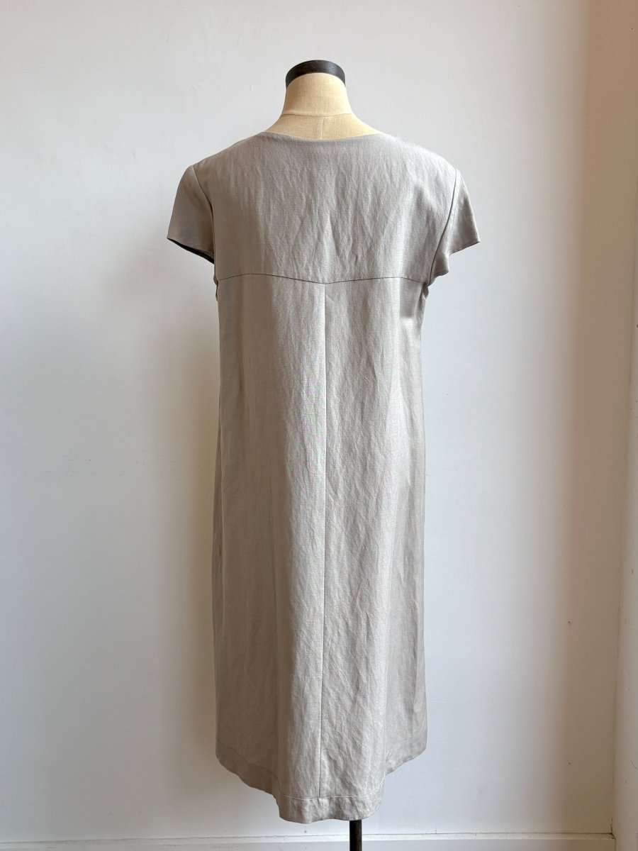 Hem Dress Dove Grey - Made X Hudson