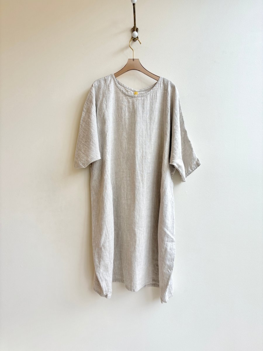 Natural (Flax) Linen Gallery Dress - Made X Hudson