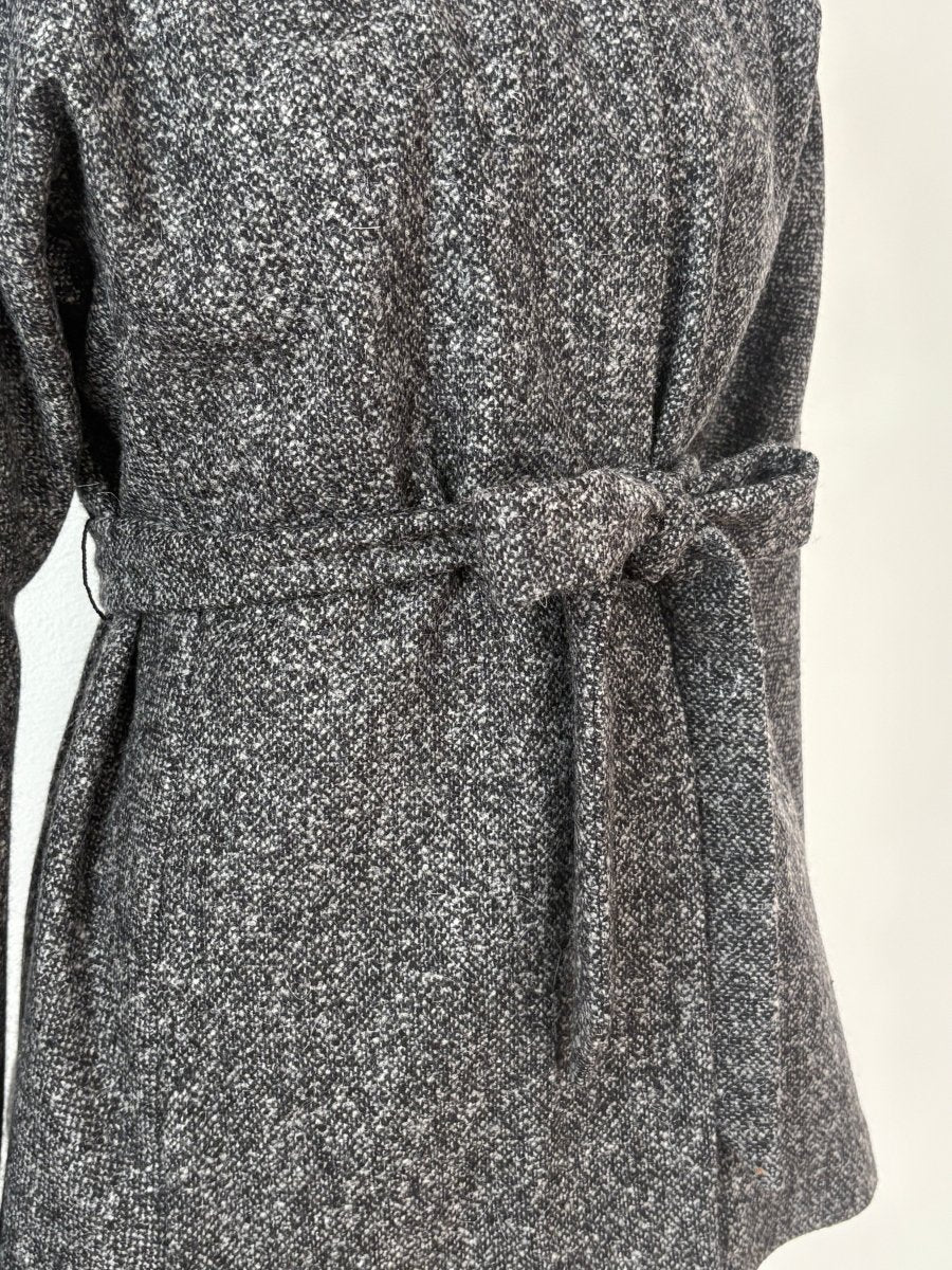 Katherine Jacket in H.S. Cashmere Boucle Sharkskin - Made X Hudson