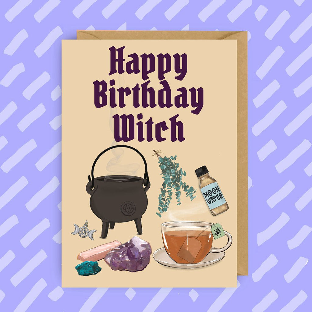 Greeting Card | “Happy Birthday Witch” - Made X Hudson