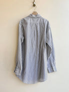 “Ricky” Grey Stripe Carrot Print Shirt (Reworked) - Made X Hudson