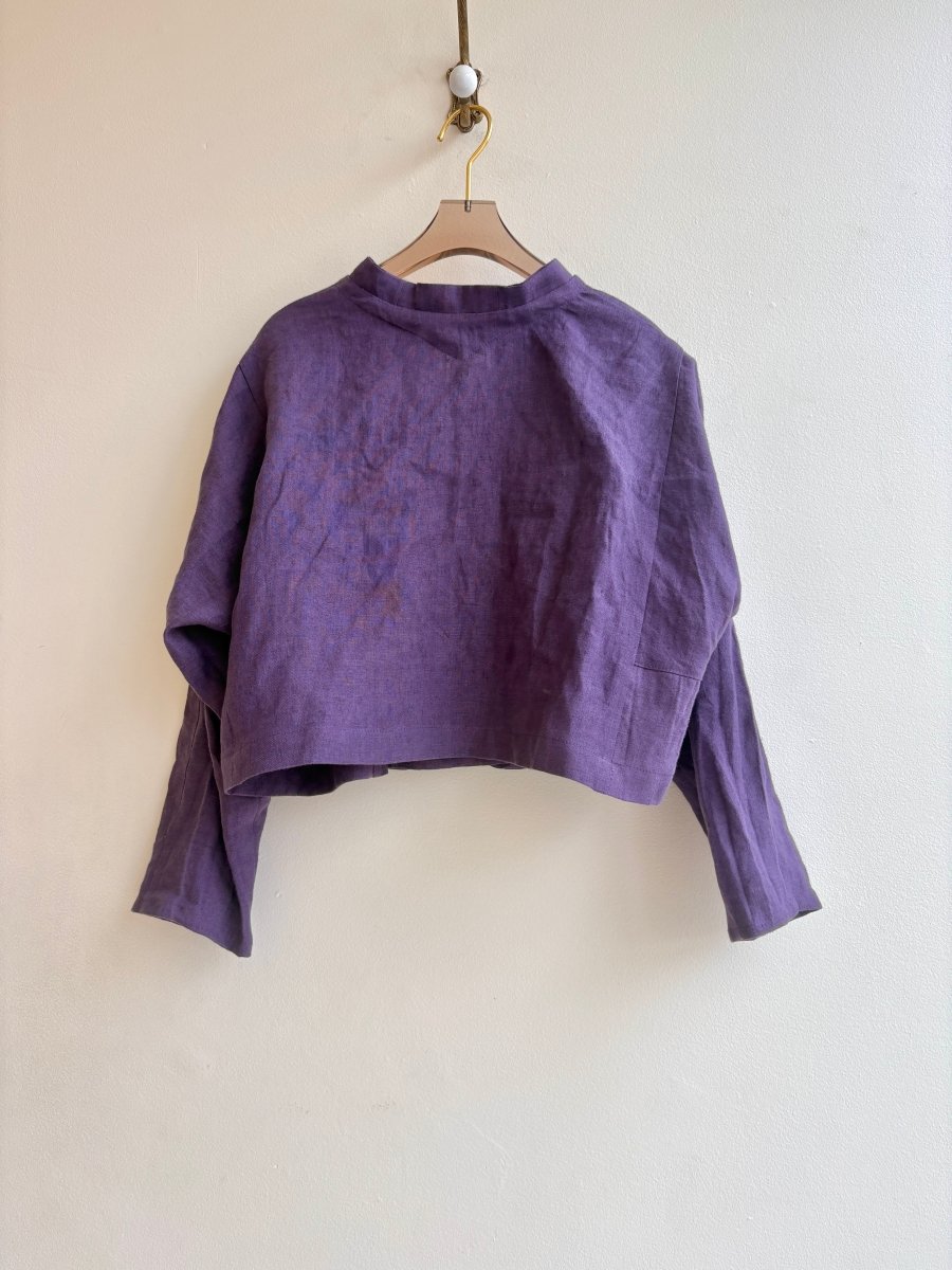 Blackberry Zero - Waste Tie - Front Blouse - Made X Hudson