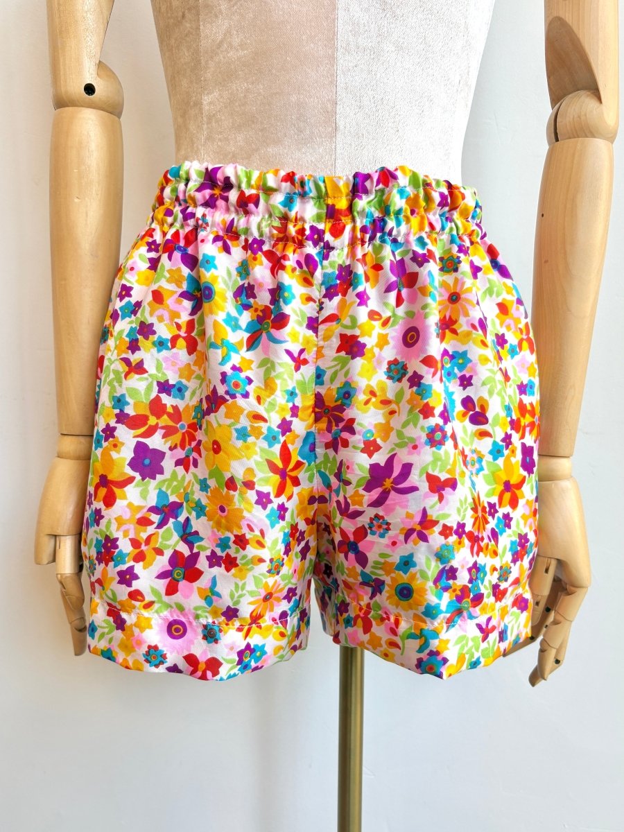 Neon Flower Fields Town Shorts - Made X Hudson