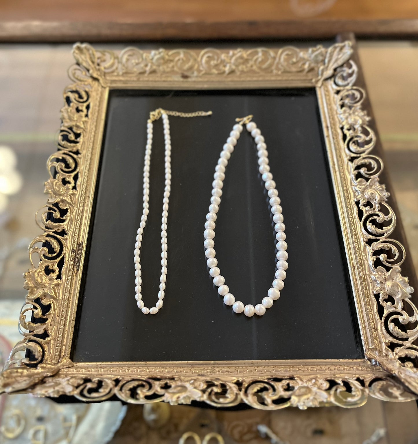 Dunia Jewelry | 18" Freshwater Pearl Necklace with Goldfilled Clasp