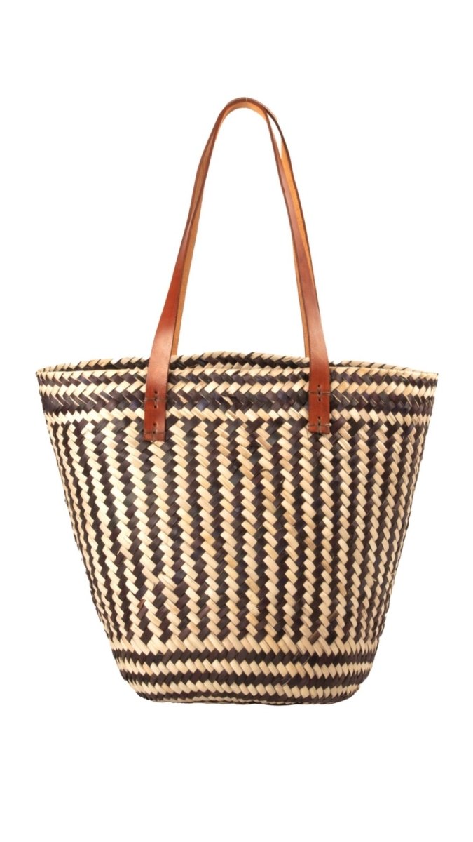 Palmetto Black & Natural w/ Leather Strap - Made X Hudson