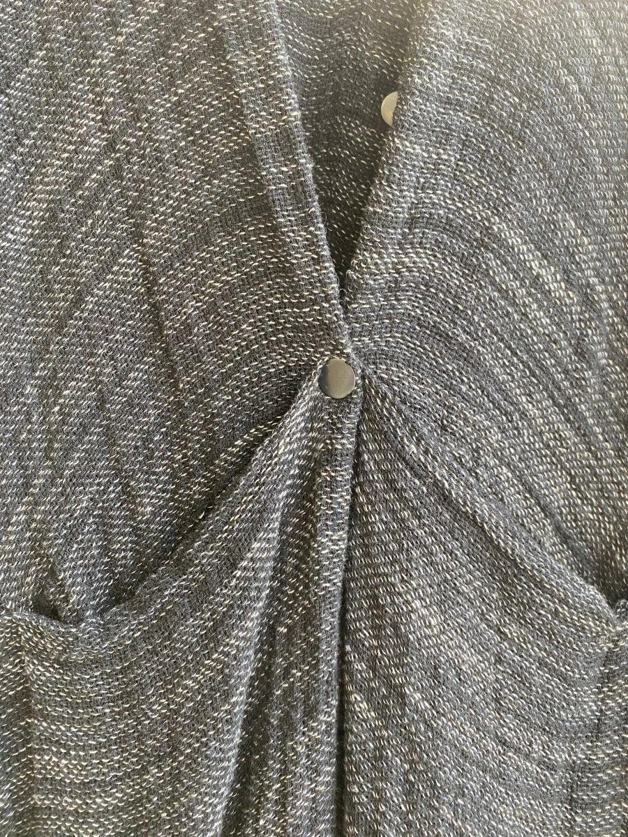 Enkyu Black & Grey Woven Jumpsuit - Made X Hudson