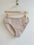 Beige Vico High - Waisted Bikini Bottom - Made X Hudson