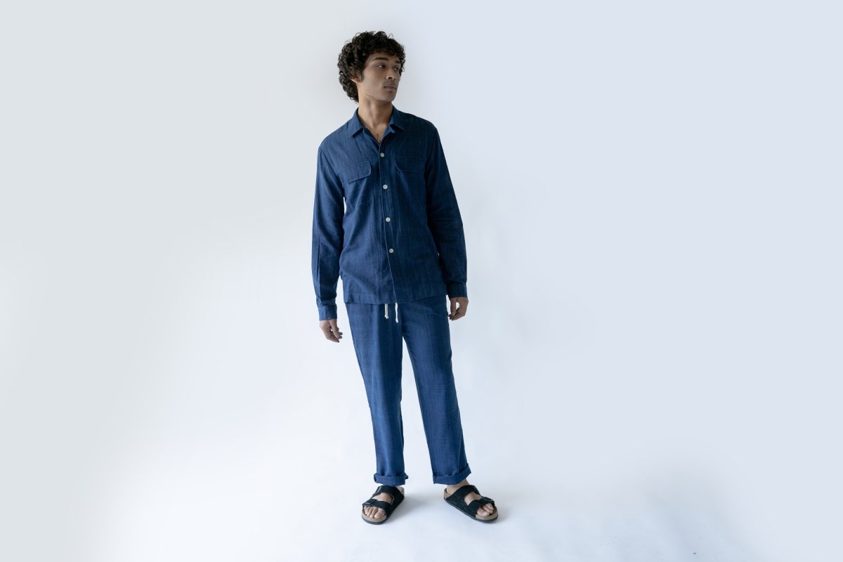 Camp Collar (Indigo) - Made X Hudson