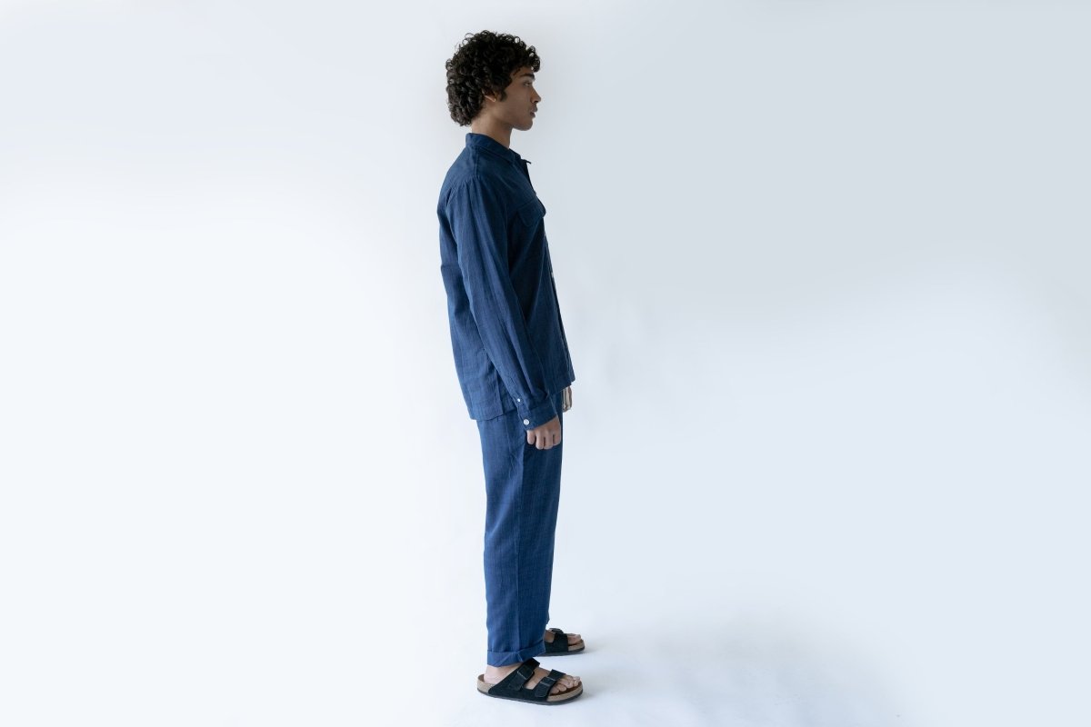 Camp Collar (Indigo) - Made X Hudson