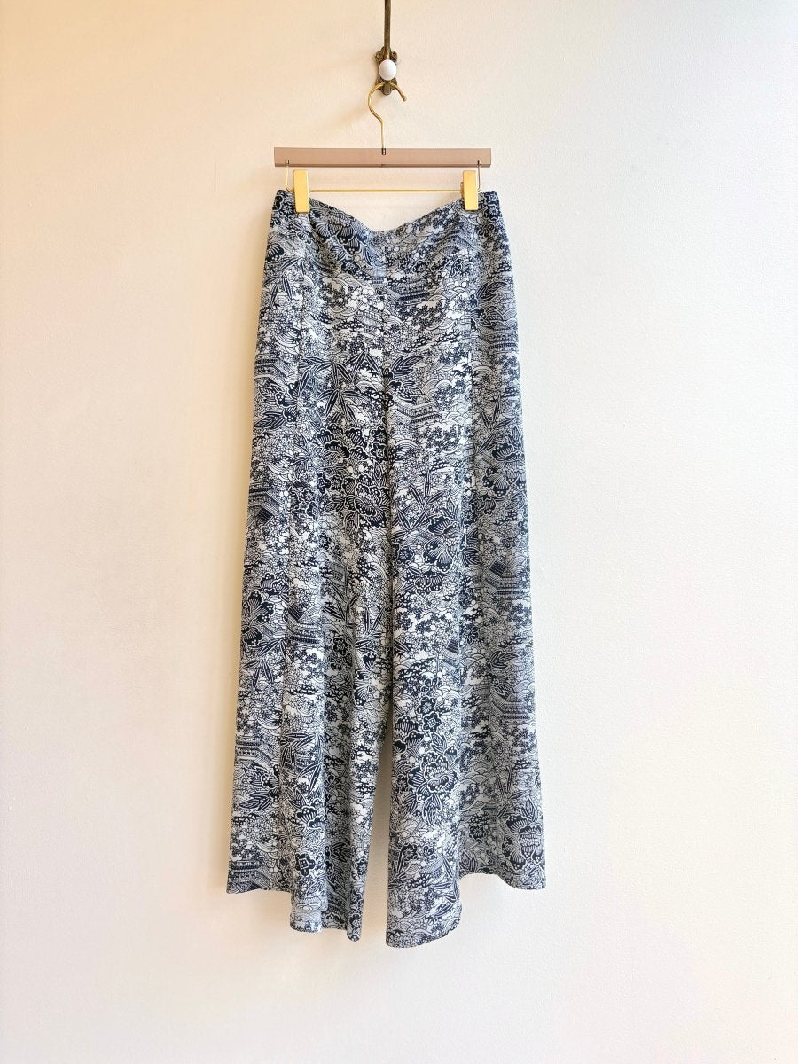 Countryside Silk Crepe Palazzo Pants - Made X Hudson