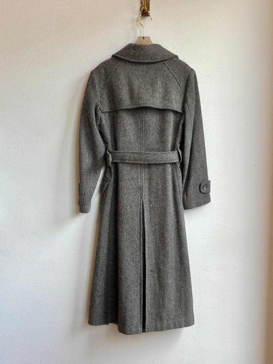 Big Chief Paris | Grey Wool Trench Coat (Vintage) - Made X Hudson
