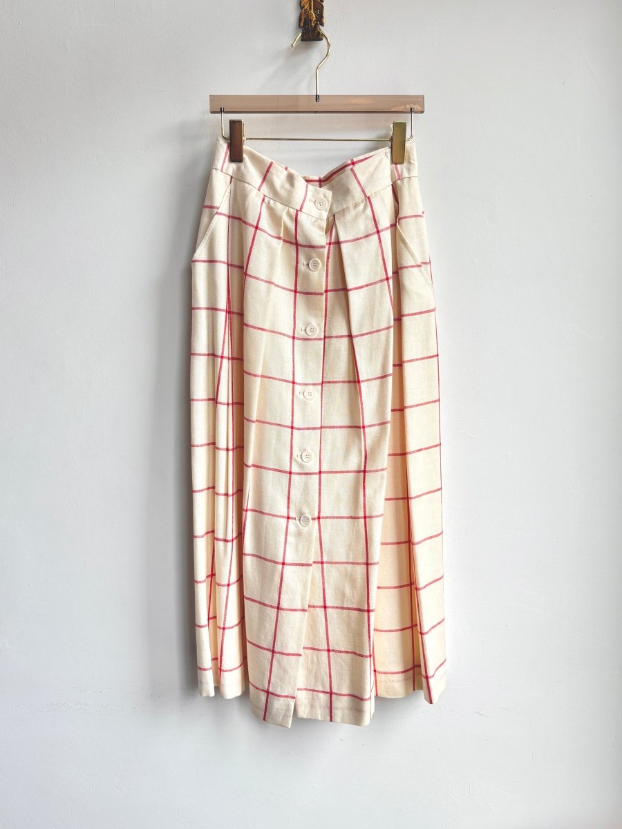 Talbots | Windowpane Plaid Skirt (Vintage) - Made X Hudson