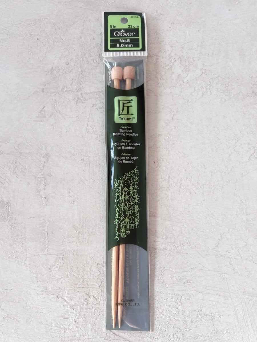 Clover Takumi | Bamboo Knitting Needles (Multiple Sizes) - Made X Hudson