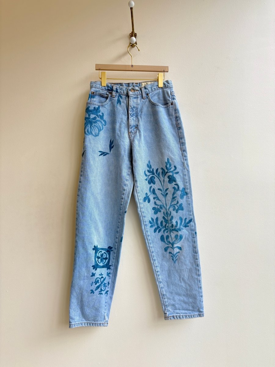 Salt Jug Jeans | Hand Painted (Reworked) - Made X Hudson