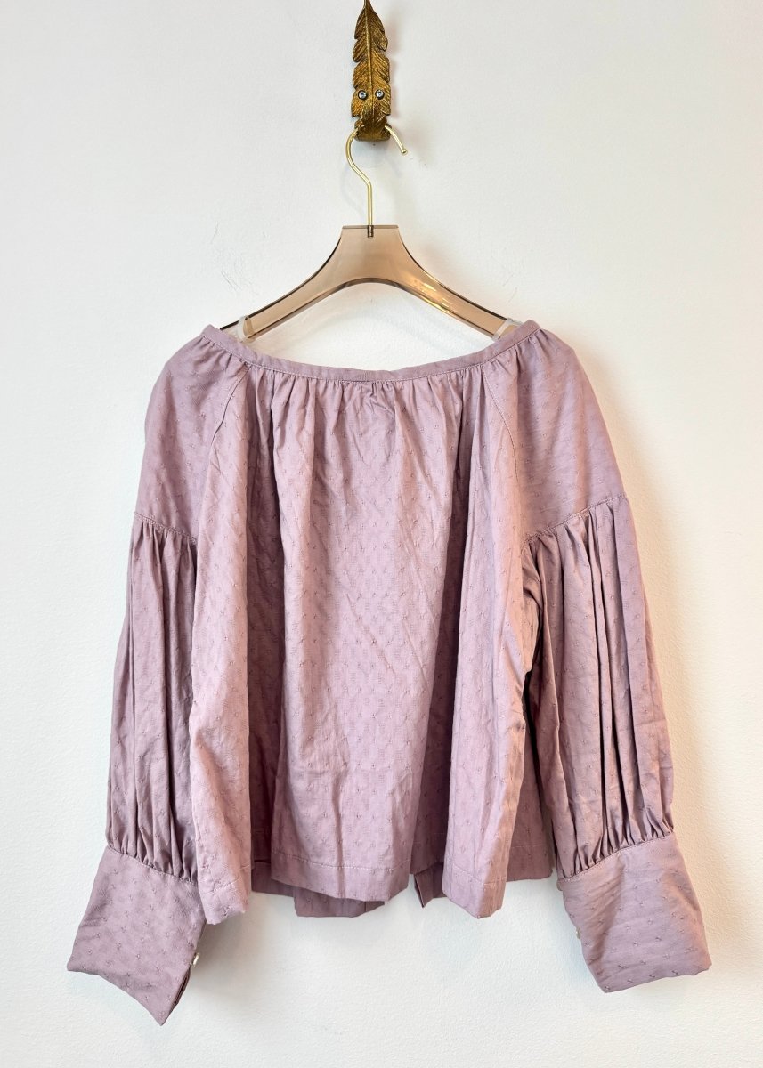 Lavender Dobby Woven Carpathian Open Top - Made X Hudson