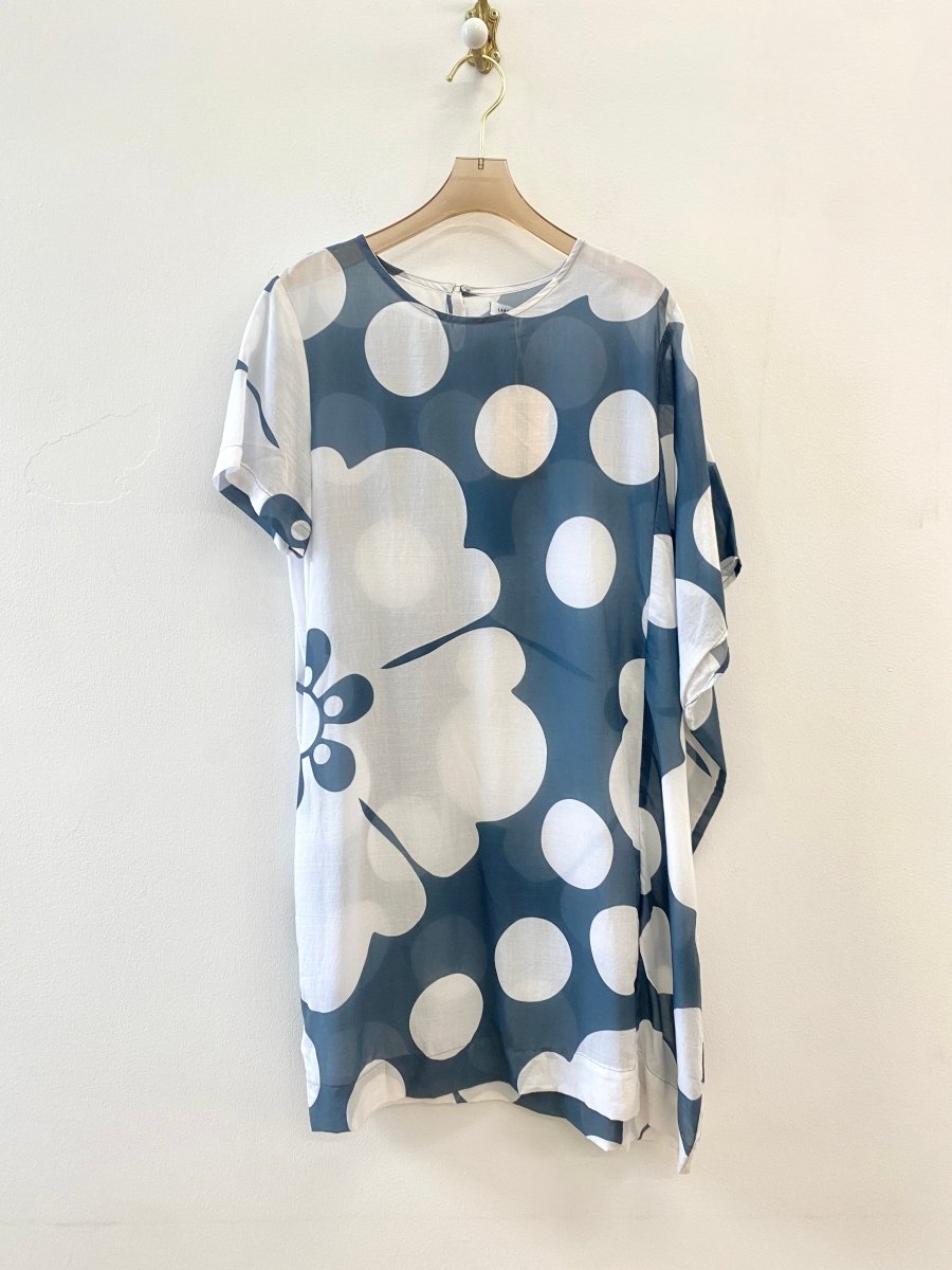 Jumbo Blue Pareo Kaftan - Made X Hudson