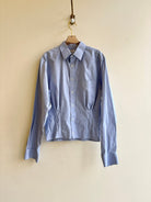 The Kevin Top | Light Blue w/ Gathered Waist (Reworked) - Made X Hudson