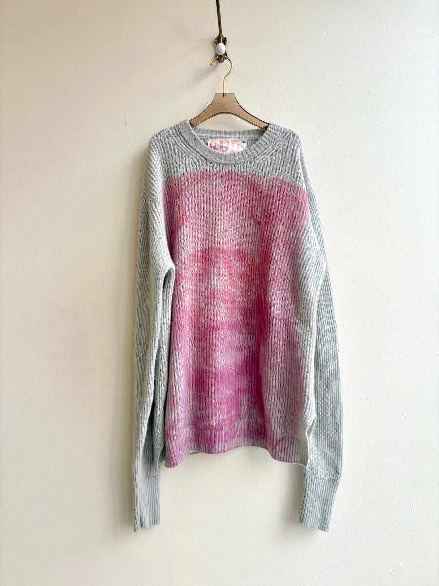 Frankenstein Cyanotype Pink Sweater (Reworked) - Made X Hudson