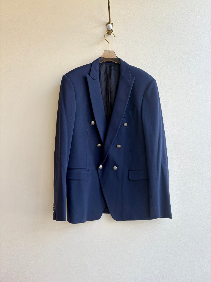 Eleventy | Double Breasted Navy Jacket (Vintage) - Made X Hudson