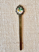 Metal Seam Allowance Ruler w/ Enamel Leaf - Made X Hudson