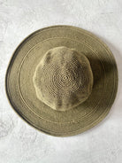 Crochet Cotton Gardening Hat in Olive Drab - Made X Hudson