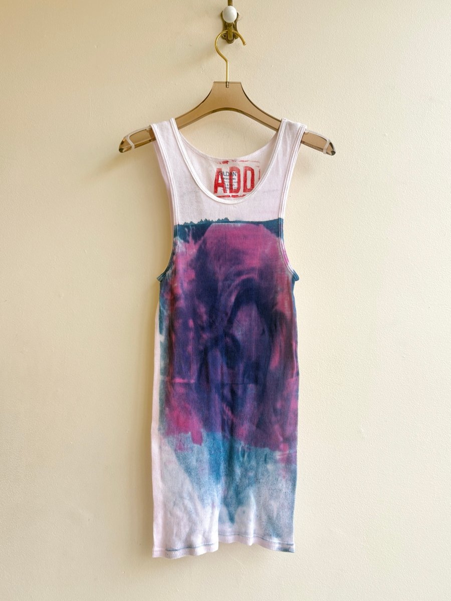 Cobalt and Magenta Dolly Cyanotype Long Tank (Reworked) - Made X Hudson