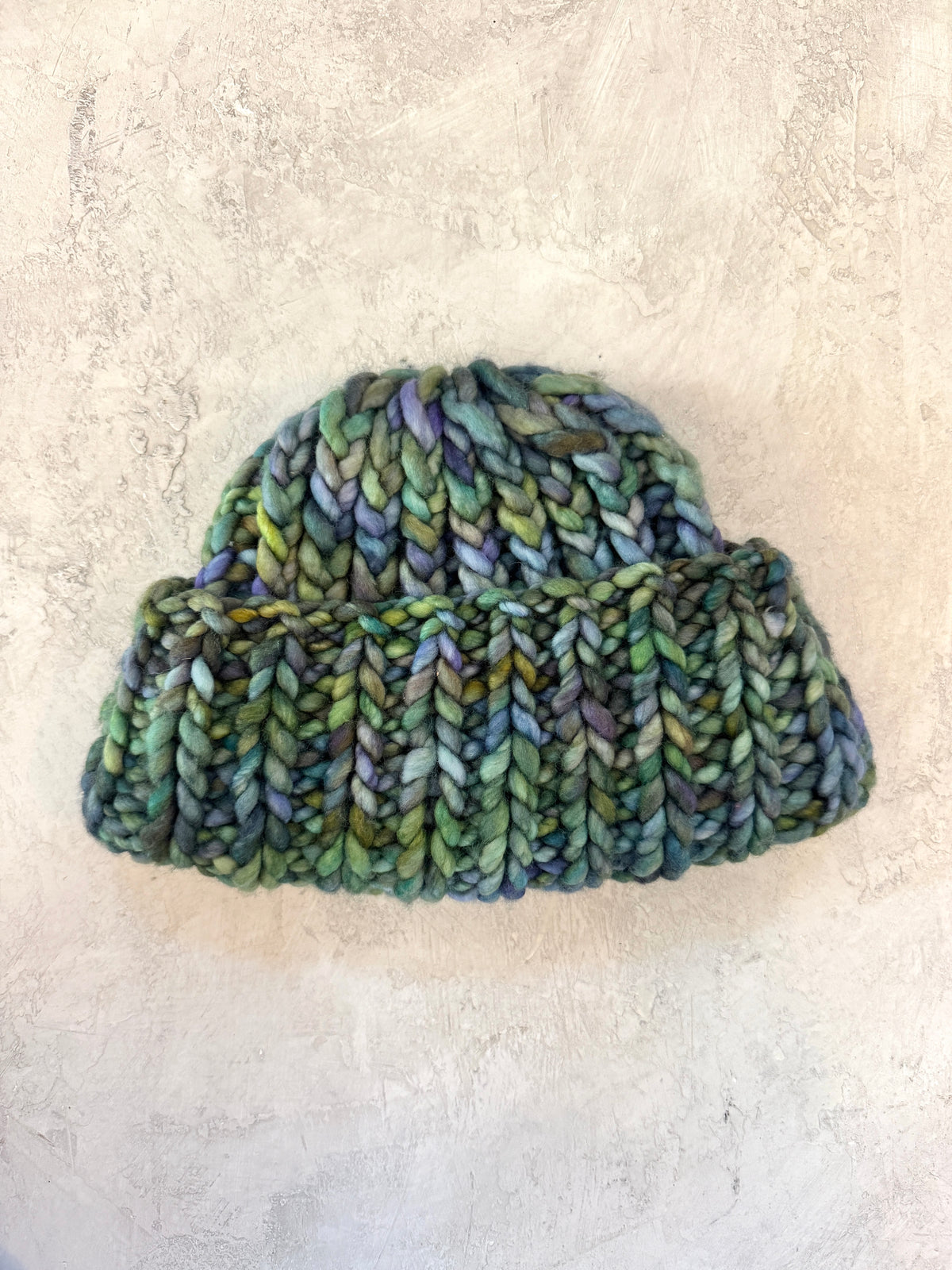 Variegated Roving Wool Hat - Made X Hudson