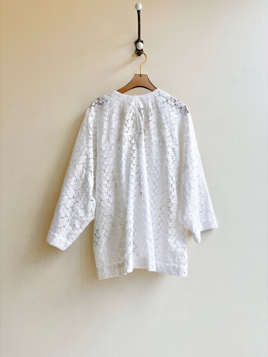 White Lace Chore Jacket - Made X Hudson