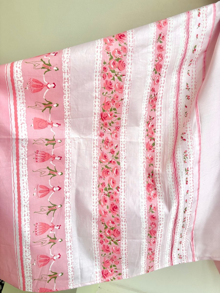 Zero - Waste Dress in Printed Dancing Couple & Ballet Slipper Pink - Made X Hudson