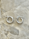 Sterling Silver Tube Hoops - Made X Hudson