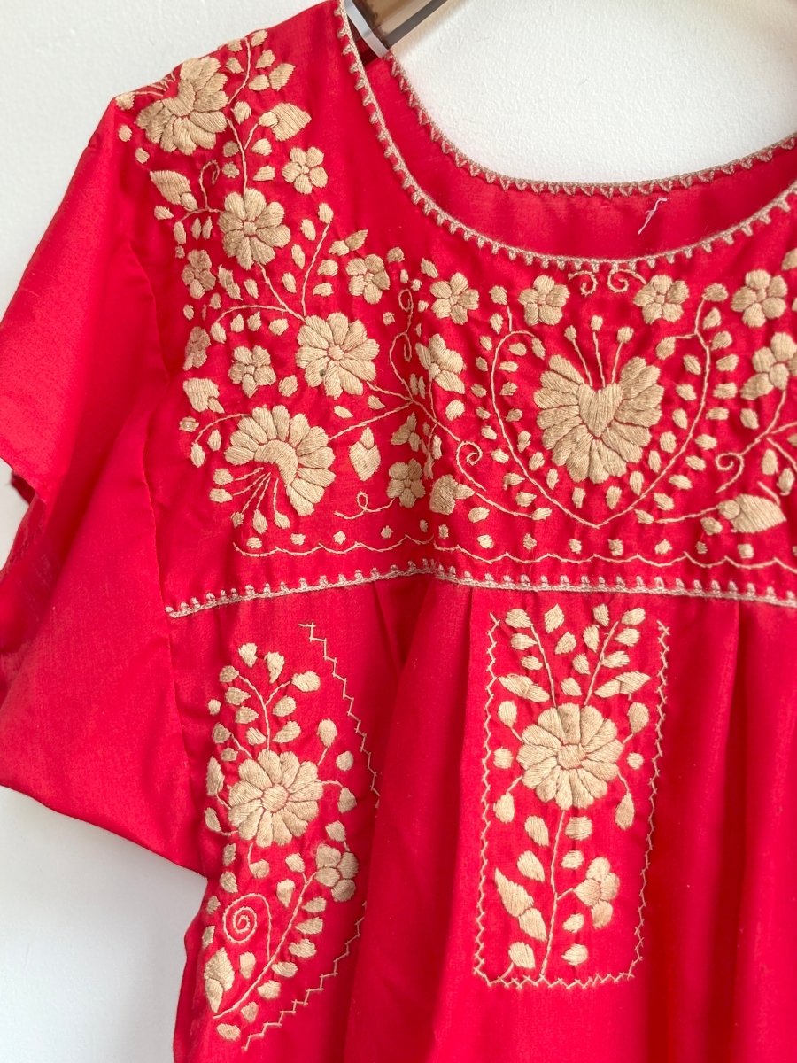 Oaxacan Tunic Dress (Vintage) - Made X Hudson