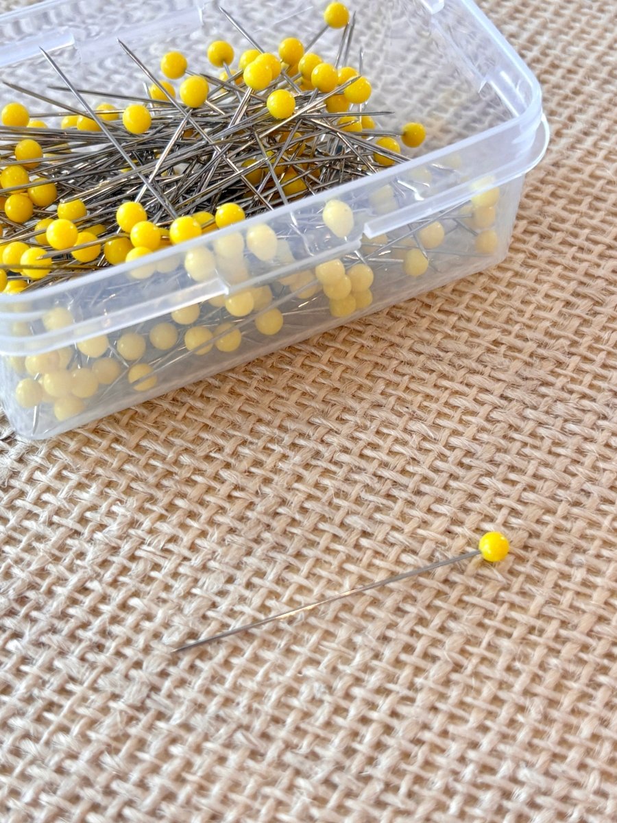 Yellow Sewing Pins - Made X Hudson