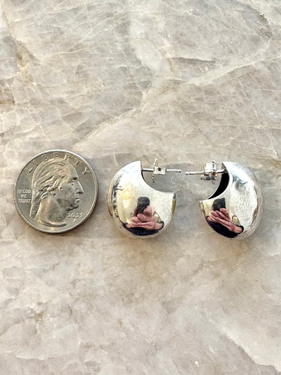 Nautilus III Sterling Silver Earrings - Made X Hudson