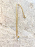 Baby Blue Stone Necklace (Vintage) - Made X Hudson