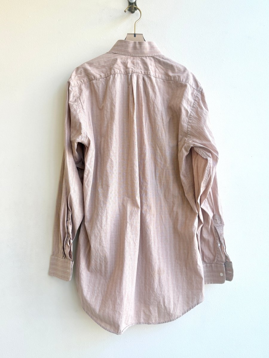 “Robin” Clay Vintage Checker Carrot Print Shirt (Reworked) - Made X Hudson
