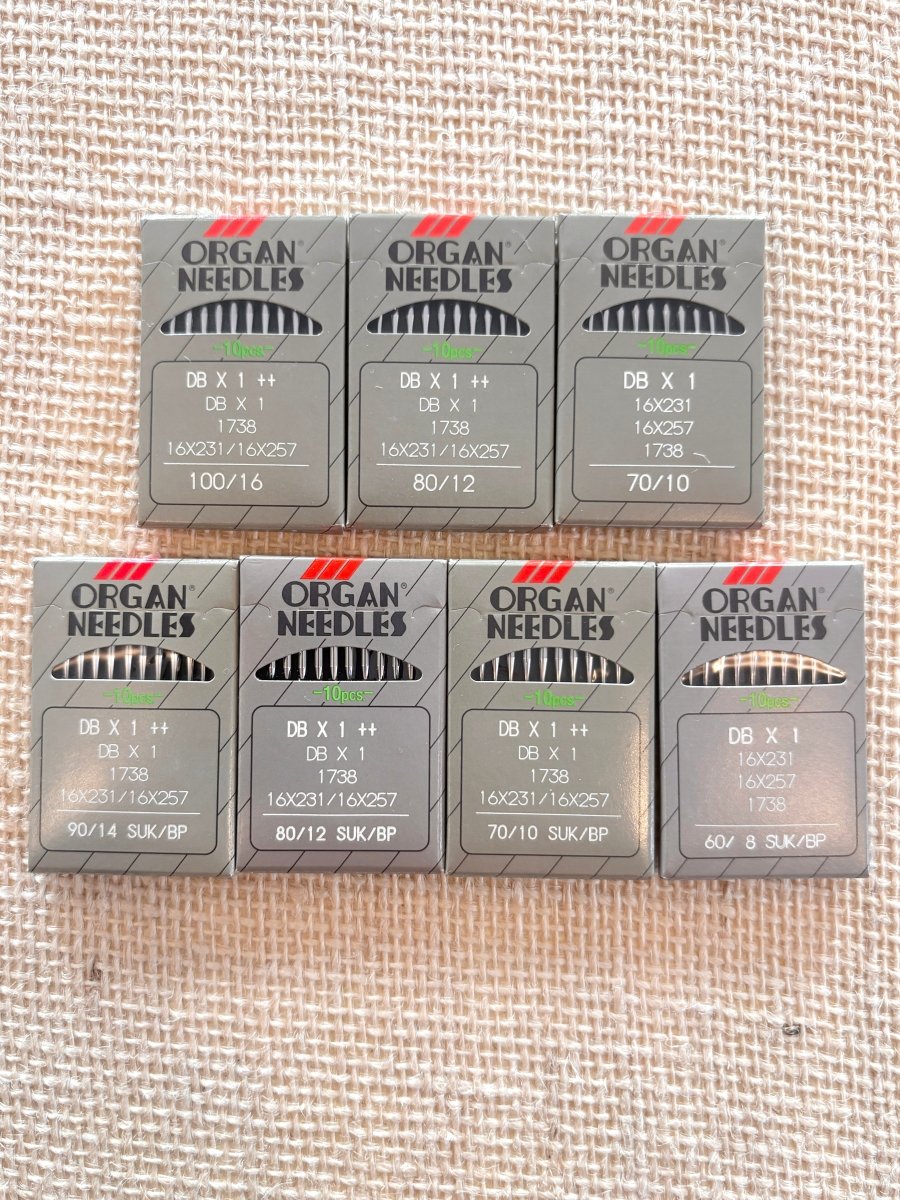 Organ | Industrial Sewing Machine Needles (Multiple Sizes & Multiple Types) - Made X Hudson