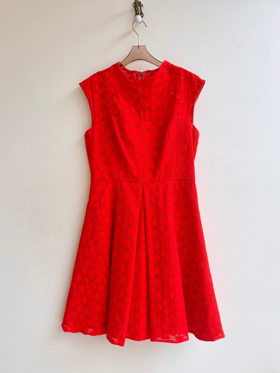 Milly | Orange Textured Sleeveless Dress (Vintage) - Made X Hudson