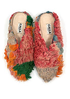 Aili Babouche “Peony” Mules In Colors Blossom Pink, Amber, Faded Slate, and Grass (Size 39) - Made X Hudson