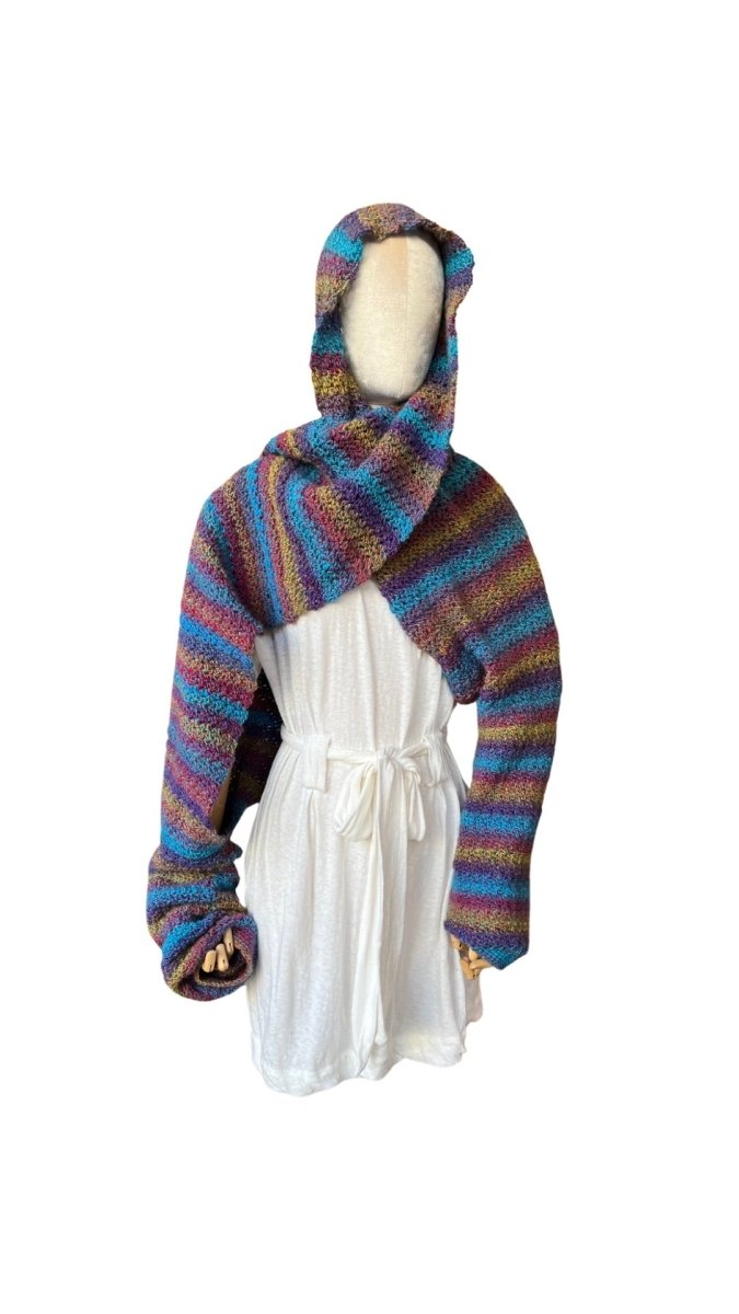 Wrap Multi - Colored Sleeved Scarf - Made X Hudson
