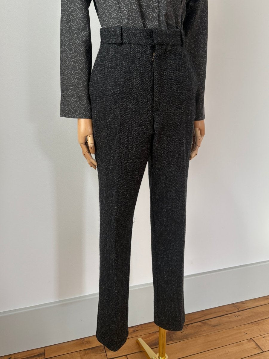 Bronwen Pant in Harris Tweed Wool - Made X Hudson