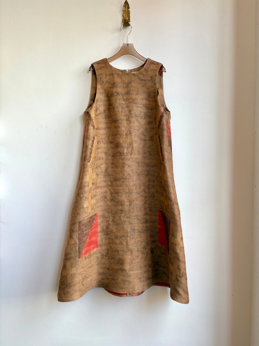 Santa Fe Linen Chore Dress - Made X Hudson