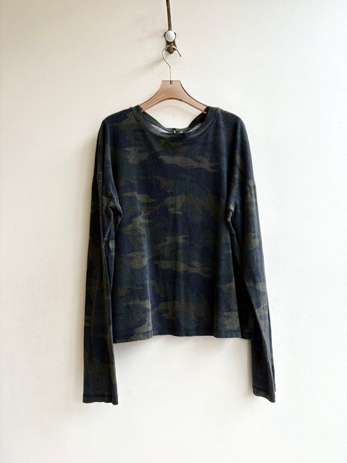 ASKKNY | Cropped Camouflage Long Sleeve (Vintage) - Made X Hudson