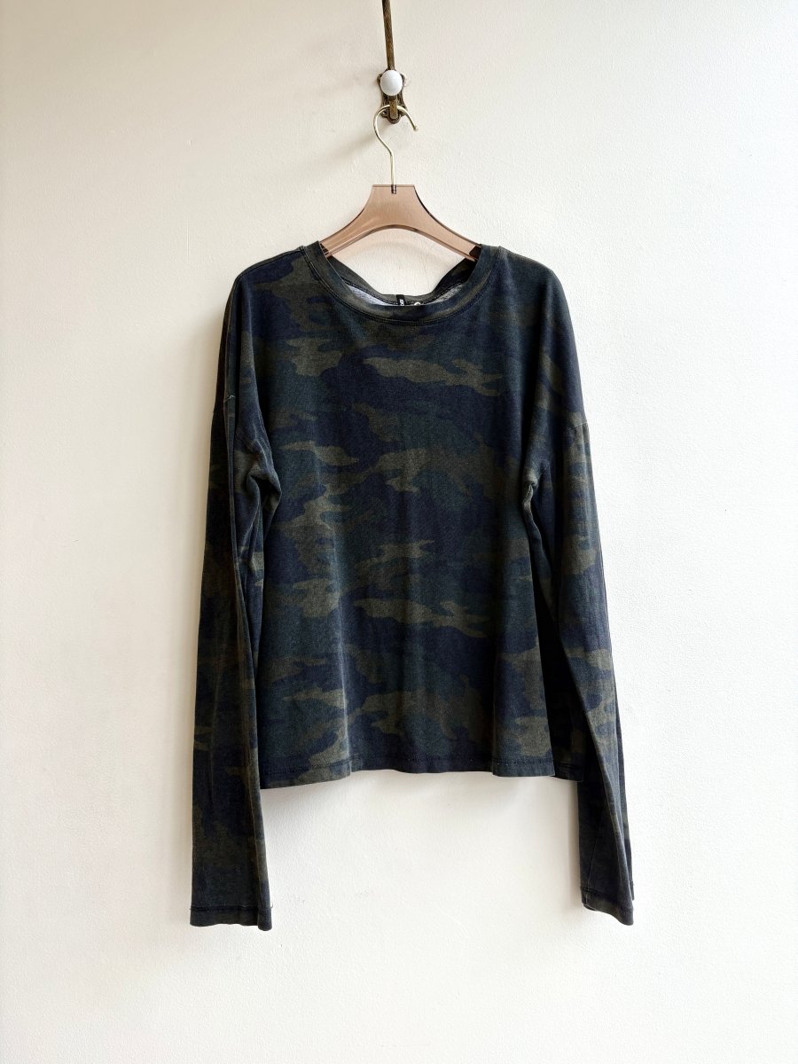 ASKKNY | Cropped Camouflage Long Sleeve (Vintage) - Made X Hudson