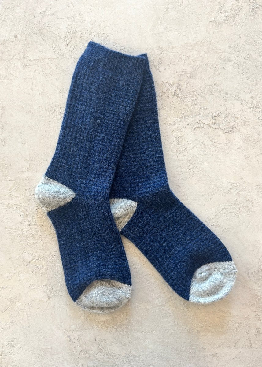 Wool Waffled Socks (Multiple Colors) - Made X Hudson