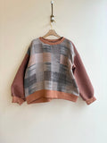 Terracotta Handwoven Double Quilted Sweater - Made X Hudson