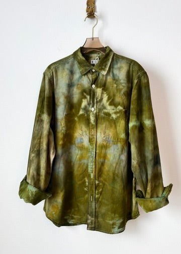 Jasper and Moss Dyed Button Down | Hand Dyed (Reworked) - Made X Hudson