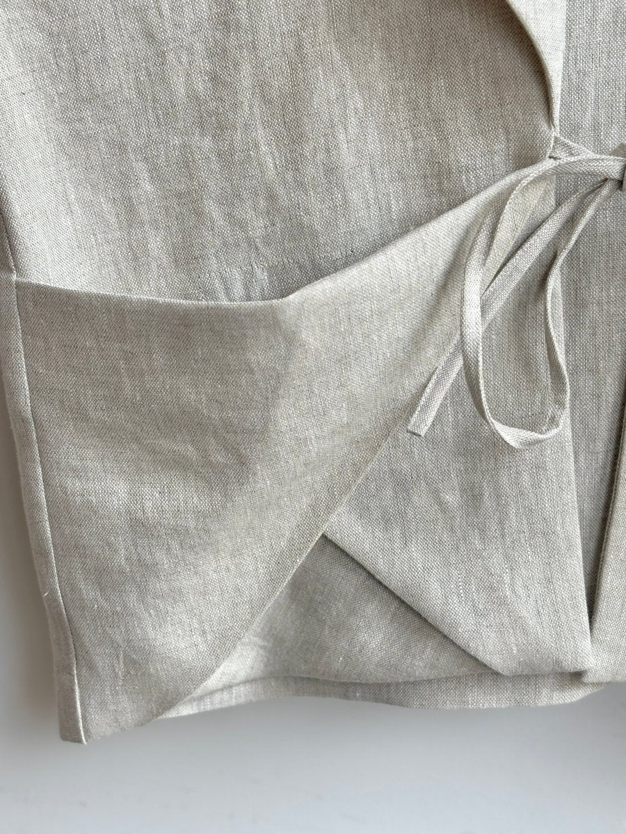 Oatmeal Linen Chore Jacket - Made X Hudson