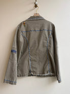 Slate Daisy Trio Stitched Denim Blazer (Reworked) - Made X Hudson