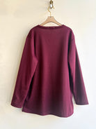 Burgundy Carrot Print Sweatshirt (Reworked) - Made X Hudson