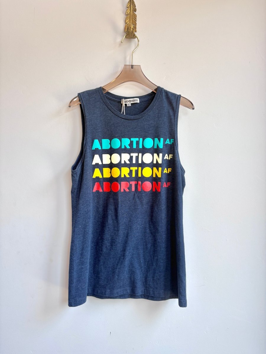 Cropped Abortion AF Sleeveless Tee (Reworked) - Made X Hudson